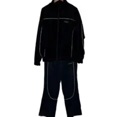 badhop breath ベロア　セットアップ ブレス BREATH(ブレス)】SCRIPT LOGO PIPING VELOUR JACKET (ベロアジャージ
