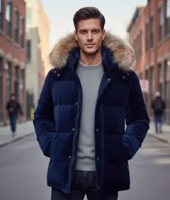 ダウンジャケット メンズ コート ユナイテッドアローズ 毛皮 ファー ダウン