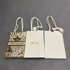 CHRISTIAN DIOR ショップ袋 3個セット