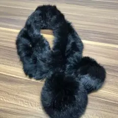 実家にあったおばあちゃんのマフラー ダークコア 00s