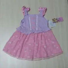 新品なりきりラプンツェルワンピース90サイズ♪