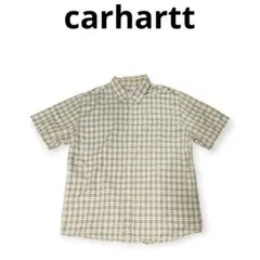 《超ビッグサイズ》carhartt カーハート　半袖チェックシャツ　2XLのサムネイル