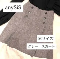 anySiS グレー スカート Mサイズ