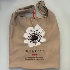 Ball & Chain 花刺繍トートバッグ