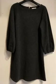 アナトリエ　ワンピース　チャコールグレー　38 M