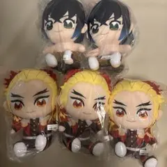 鬼滅の刃 ぬいぷりけ おすわりBIG3 煉獄杏寿郎、 嘴平伊之助