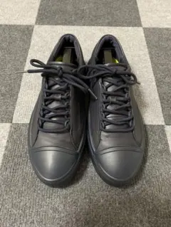 ECCO メンズ レザー スニーカー ネイビーのサムネイル