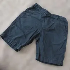 k1036 UNIQLO KIDS【120】ダークブルー ハーフパンツ
