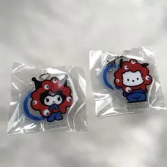 サンリオ　ミャクミャクなりきりアクリルチャーム 2点セット