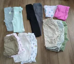 90サイズ ボトムス 11枚 & パジャマ まとめ売り