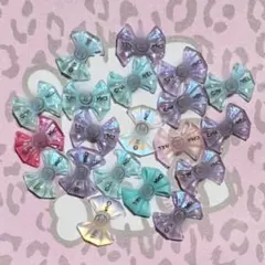 リボン型ネイルパーツ ネイパ　20個セット