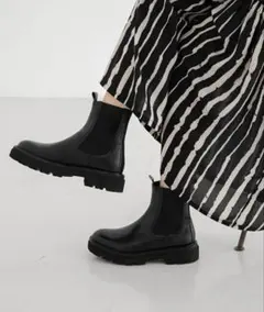 URBAN RESEACH PASCUCCI ブラック サイドゴアブーツ