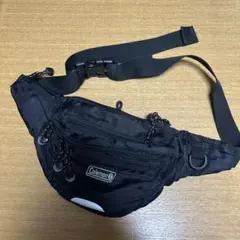 Coleman ブラック ボディバッグ