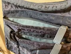 CHARLES JOURDAN ショルダーバッグ グレー×紫