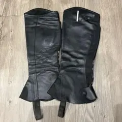 Ariat 乗馬用 チャップス 黒 レザー Мサイズ - メルカリ