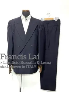 FrancisLai◇イタリア製ボッツァラエレスナ生地◇メンズスーツセットアップ