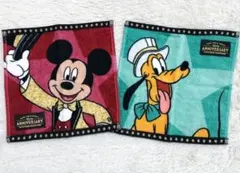 ディズニーストア 25周年記念 限定 ミニタオル ミッキー プルート