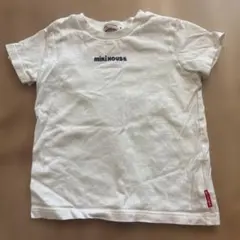 ミキハウス　MIKIHOUSE トップス　100 白Tシャツ　ワンポイントのサムネイル