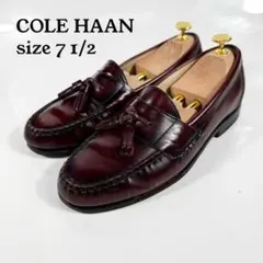 COLE HAAN コールハーン　タッセルローファー 革靴　バーガンディー　本革