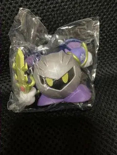 星のカービィ　ソフビパペットマスコット　メタナイト