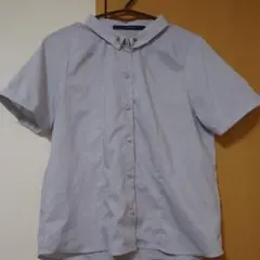 an another angelus ピン付きスモールカラーシャツ グレーのサムネイル