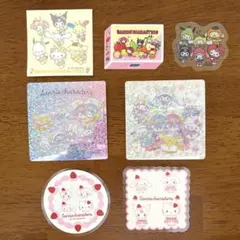 サンリオ　ステッカーセット　フレークシール　キャラクター集合　まとめ売り
