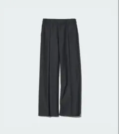 【新品未使用】UNIQLO ブラッシュドジャージーワイドパンツ