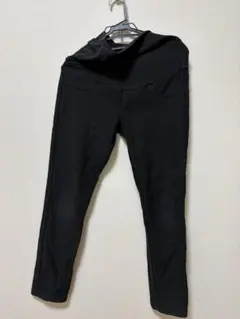 マタニティ スキニーパンツ M 黒