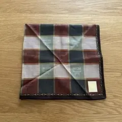 MCM ハンカチ チェック柄 ロゴ入りのサムネイル