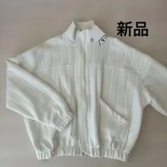 ZARA ホワイト ジャンパー XS-S
