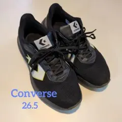 Converse ブラック/イエロー スニーカー　26.5