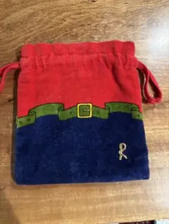 ロベルタディカメリーノ　コーデュロイ　巾着　ポーチ