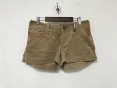 本物トミーガールTOMMYGIRLストレッチコーデュロイハーフショートパンツM