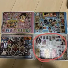ワンピース　メモリアルメタルアートシール　4枚セット