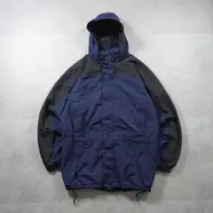 90s L.L.Bean マウンテンジャケット 中綿 ダークネイビー M 古着