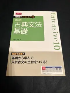 短期集中インテンシブ10 国語 古典文法基礎