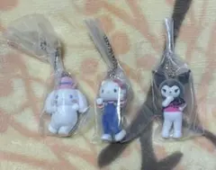 サンリオ ミニチュアチャーム ライブキャラクター キティ クロミ シナモン