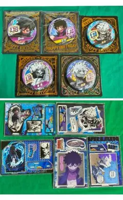 僕のヒーローアカデミア バースデイ缶バッジ 名場面ジオラマフィギュア 荼毘