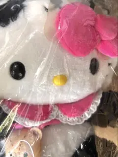 サンリオ　ハローキティ　パンダキティ　ぬいぐるみ　平成レトロ　非売品　変身　希少 Yahoo!オークション -「パンダハローキティ」の落札相場・落札価格