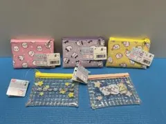 ちいかわ　キャンドゥ　グッズ　ポーチ　5点　まとめ売りのサムネイル