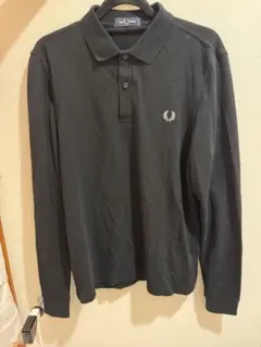 FRED PERRY ブラック ポロシャツ M