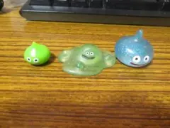 ドラゴンクエストクリスタルモンスターズ　スライム　バブルスライムおまけ緑スライム