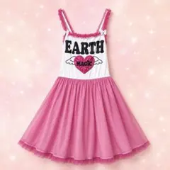 EARTH MAGIC 140 キャミワンピ シフォン チュール アースマジック