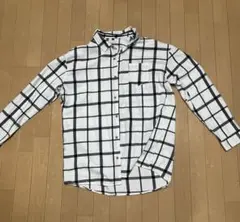チェック柄長袖シャツ　4L