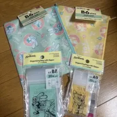 ズートピア キャラクター ジッパーバッグ・ポーチ セット