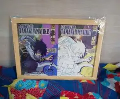 文房具カフェ、天喰環の額入りイラスト