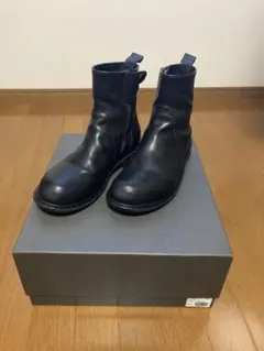 美品 Rick Owens リックオウエンス ダブルジップレザーブーツ41 茶 