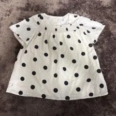 baby GAP ドット柄 半袖ブラウス 12-18m