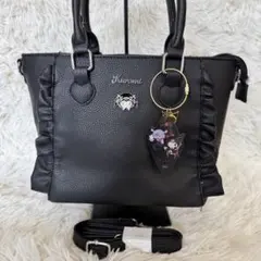 極美品　サンリオ　マイメロ　月夜のメロクロ　2WAY　トート　ショルダーバッグ