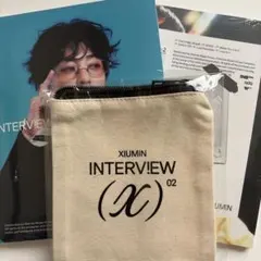 【EXO】XIUMIN INTERV!EW (x) CD 2種セット　ポーチ付